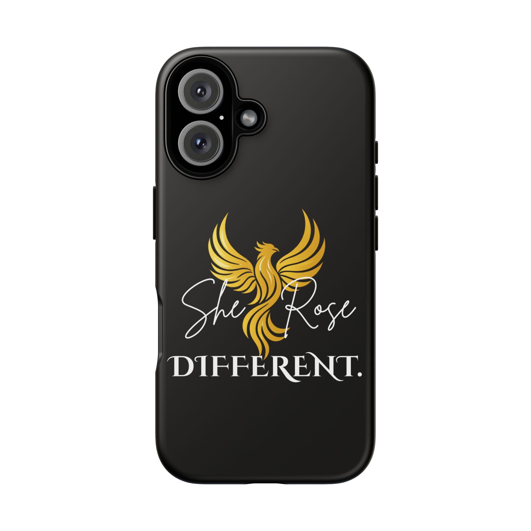 She Rose Different™ Phone Case — Black