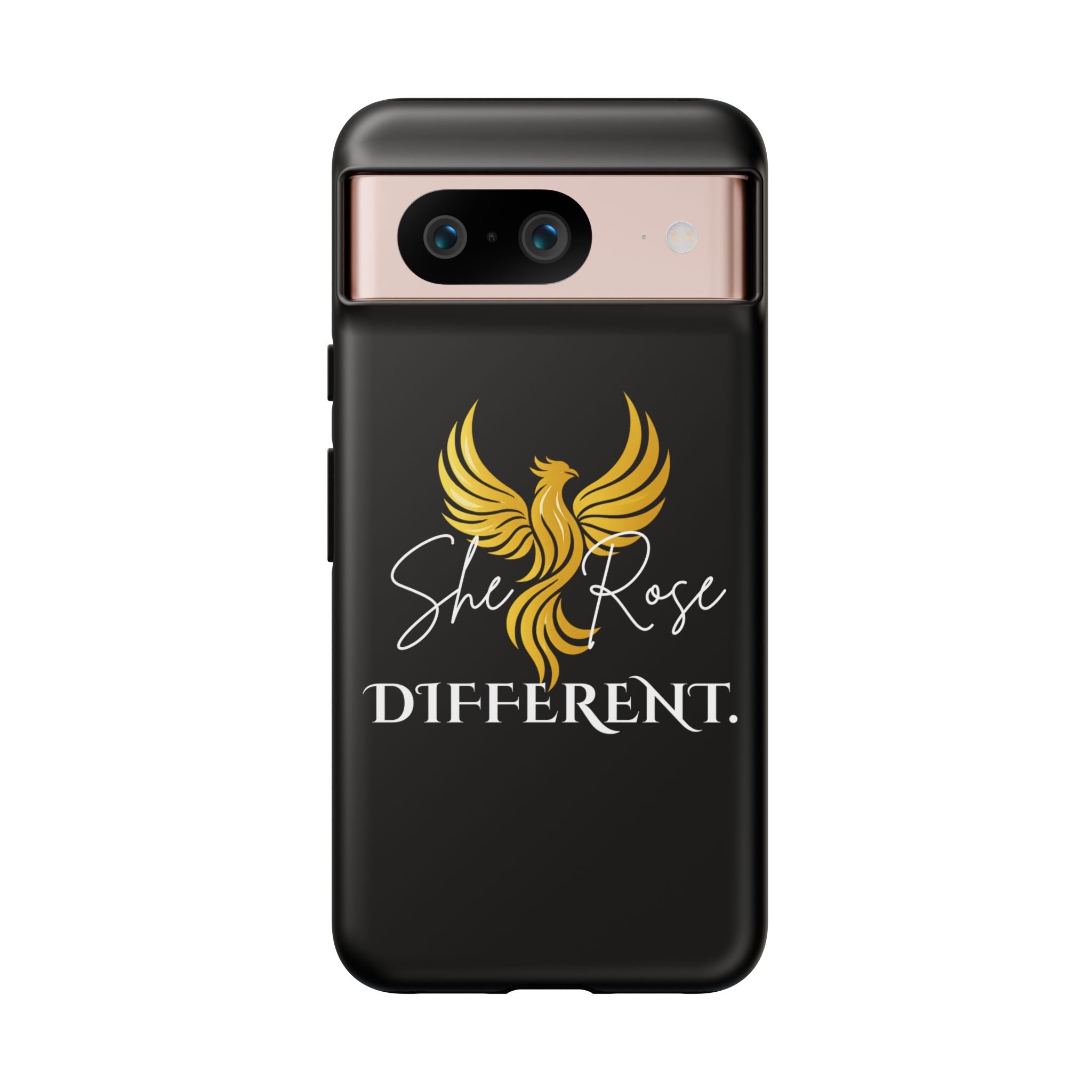 She Rose Different™ Phone Case — Black