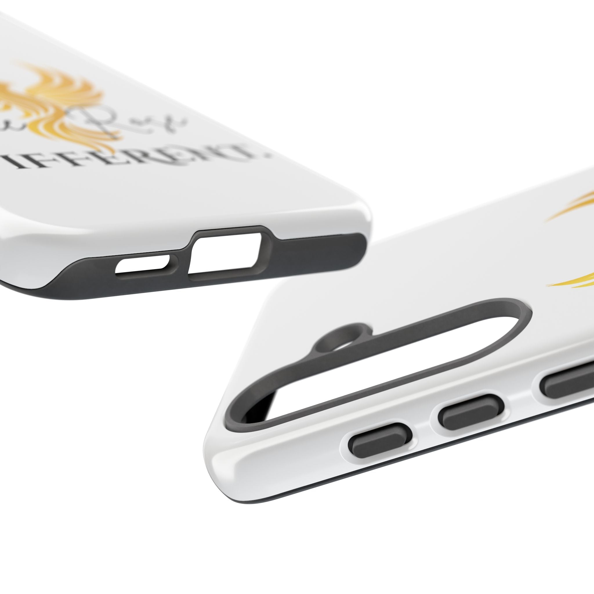 She Rose Different™ Phone Case —  Inspirational Gold Phoenix Design