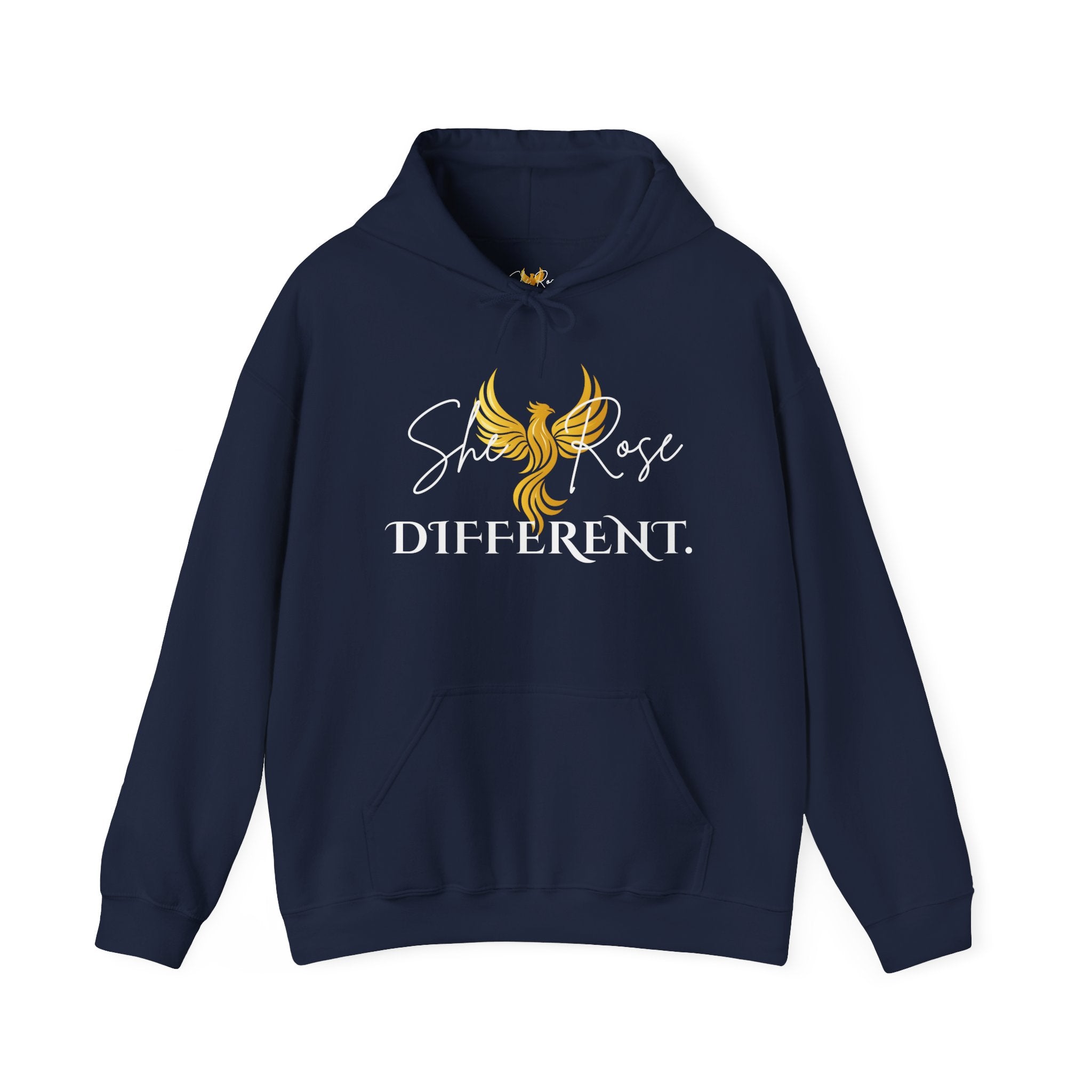 She Rose Different™ Hoodie — Women's Inspirational Sweatshirt