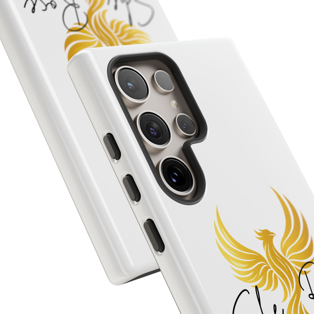 She Rose Different™ Phone Case —  Inspirational Gold Phoenix Design