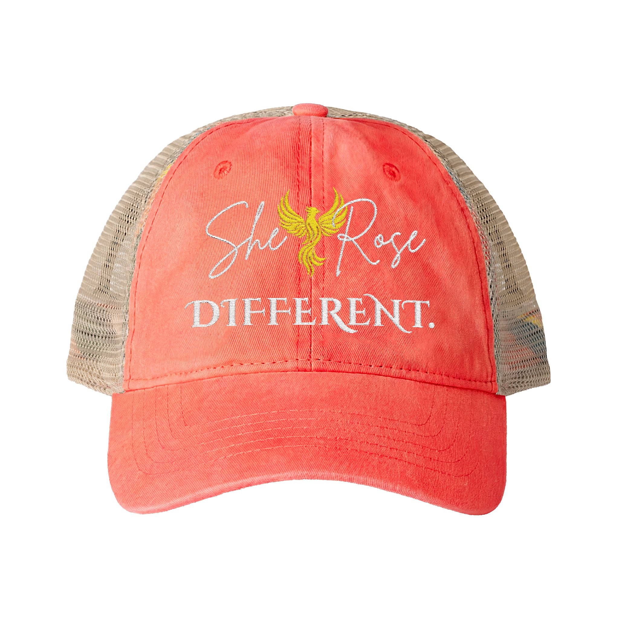 She Rose Different™ Women's Washed Mesh-Back Cap