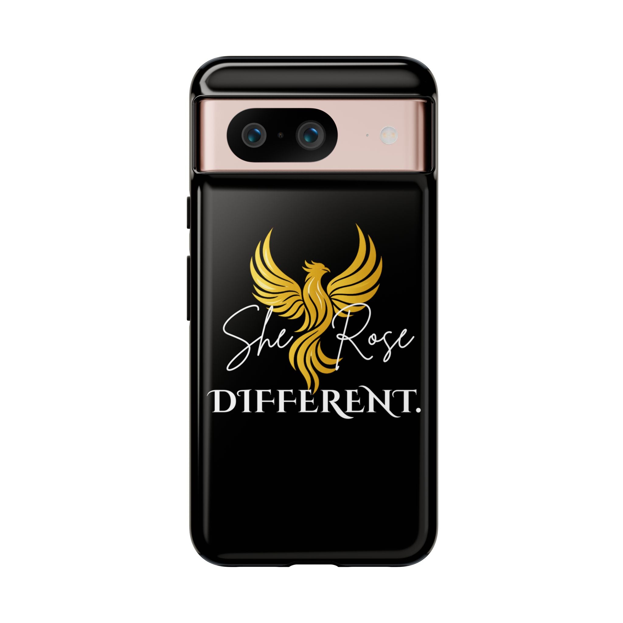 She Rose Different™ Phone Case — Black