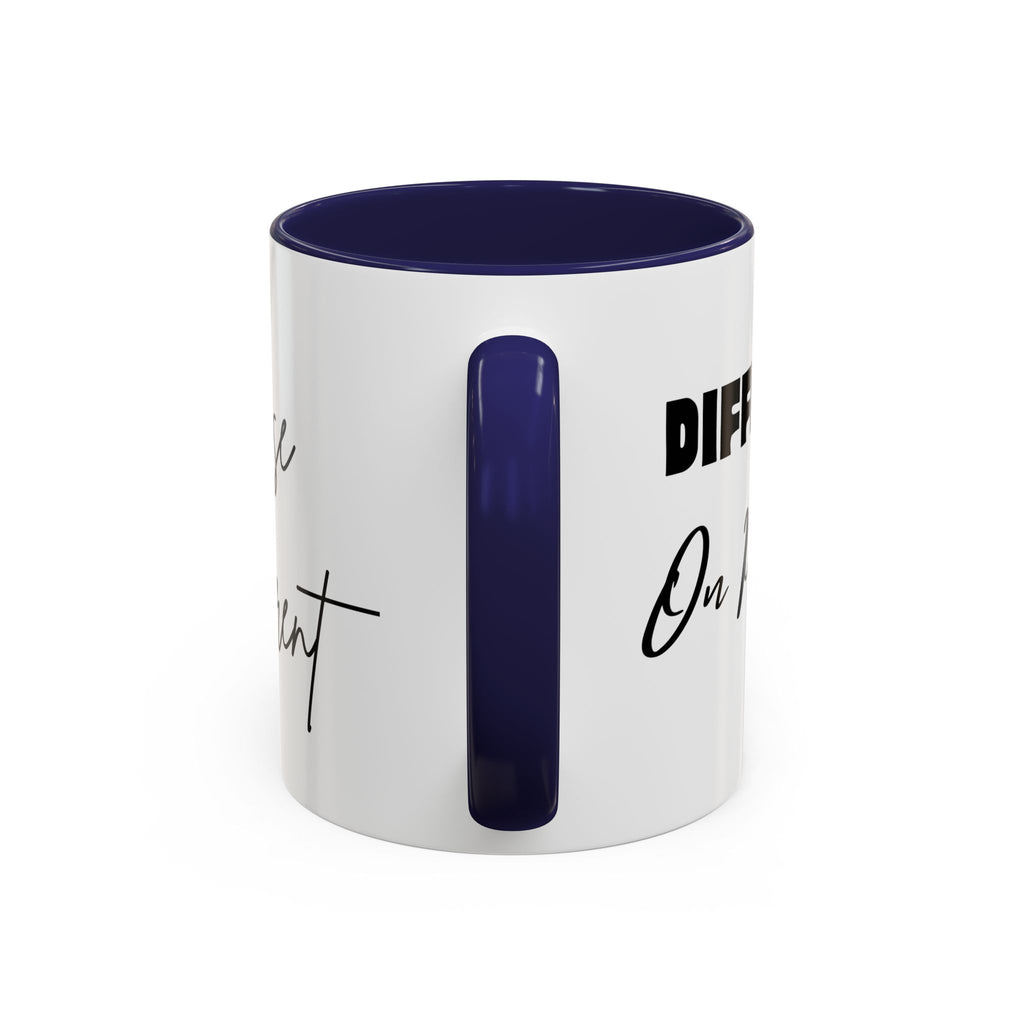 Rise Different™ Accent Coffee Mug — Inspirational Phoenix Coffee Cup (11 oz)