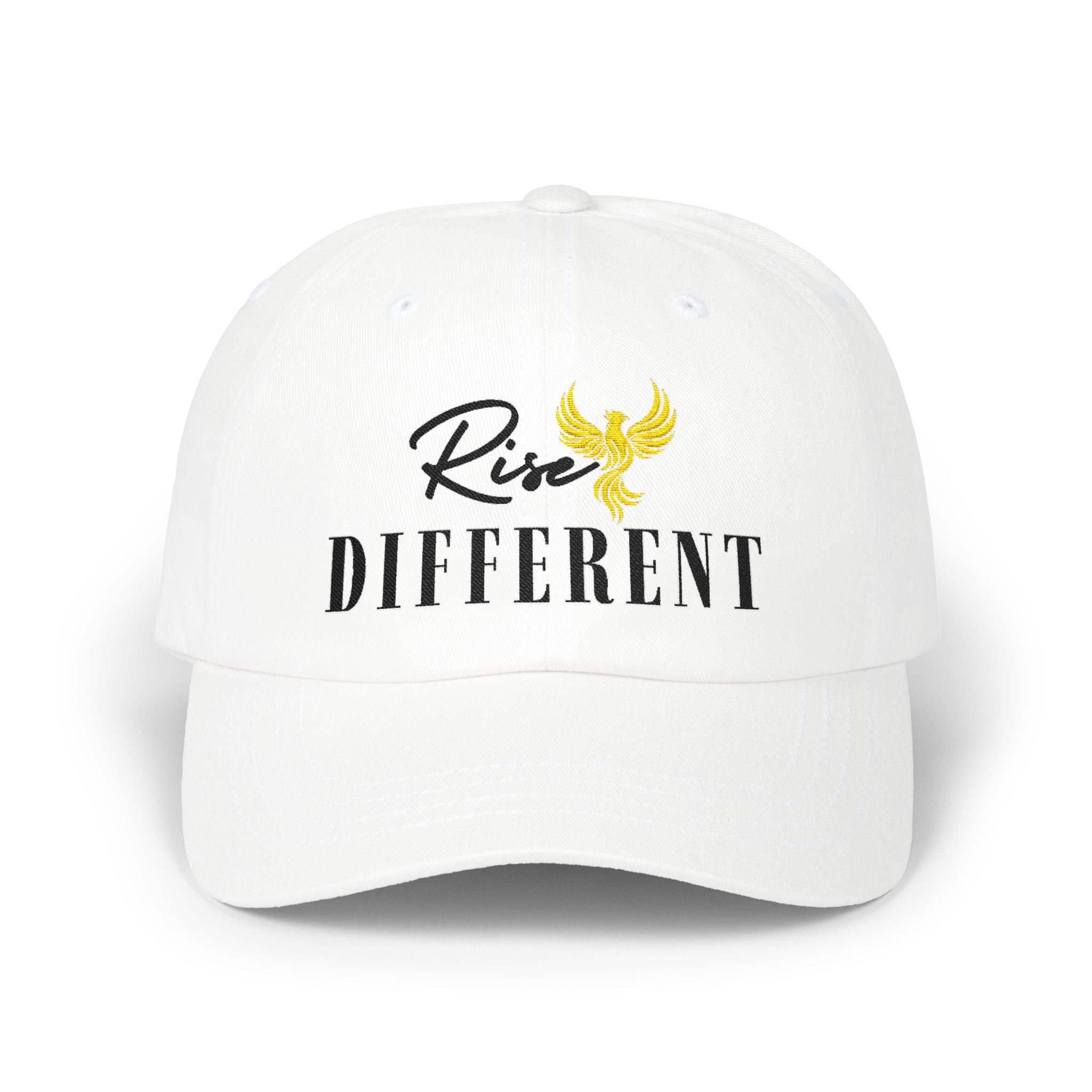 Rise Different™ Hat — Embroidered Motivational Baseball Cap
