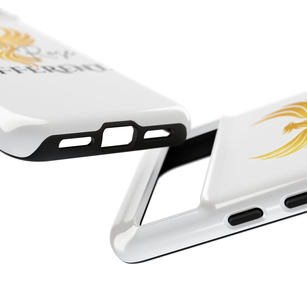 She Rose Different™ Phone Case —  Inspirational Gold Phoenix Design