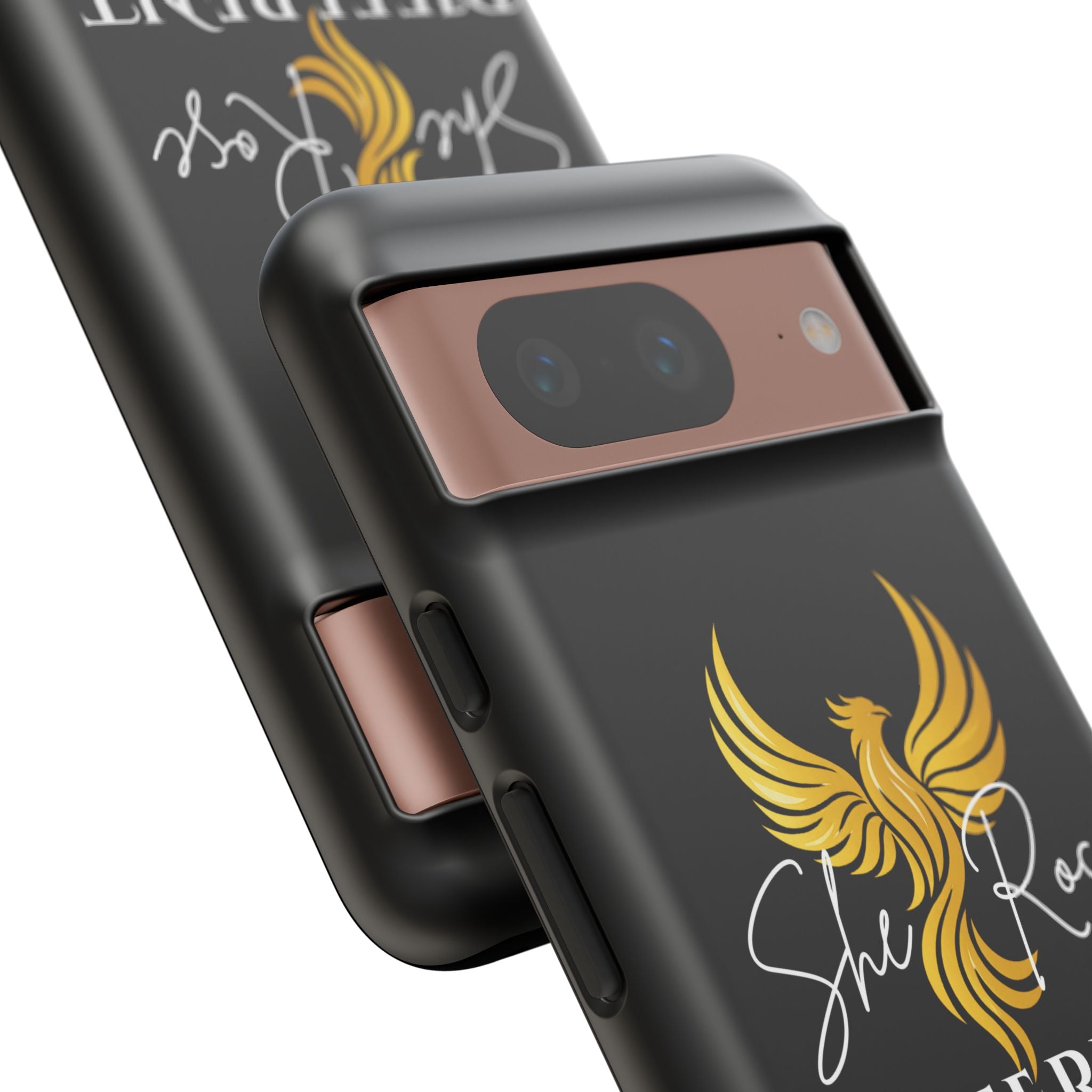 She Rose Different™ Phone Case — Black