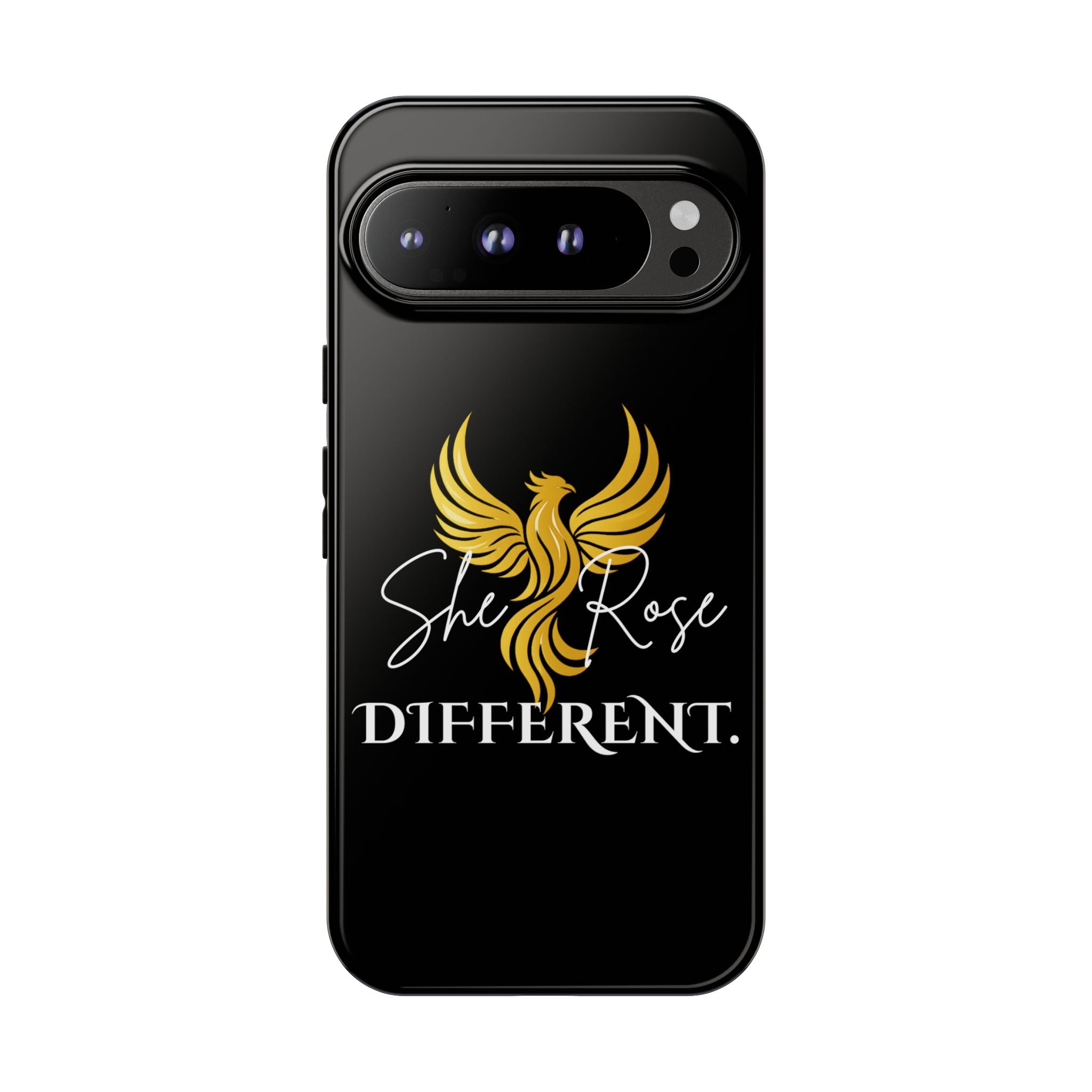 She Rose Different™ Phone Case — Black