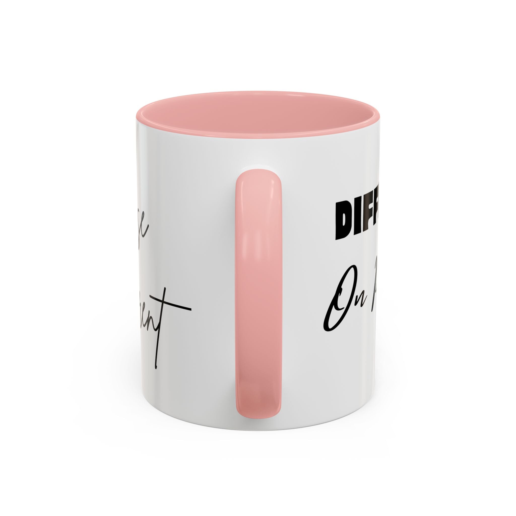 Rise Different™ Accent Coffee Mug — Inspirational Phoenix Coffee Cup (11 oz)