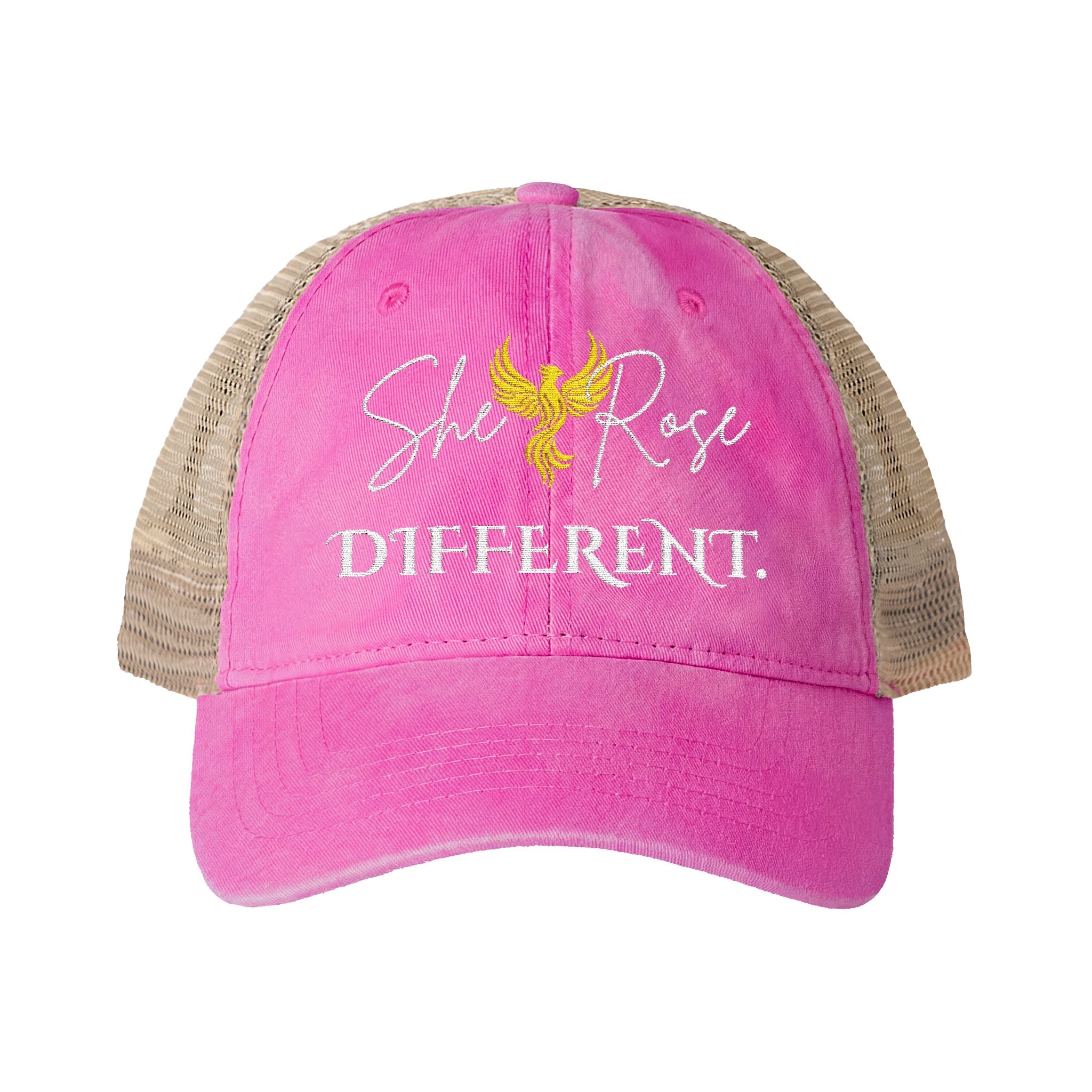 She Rose Different™ Women's Washed Mesh-Back Cap