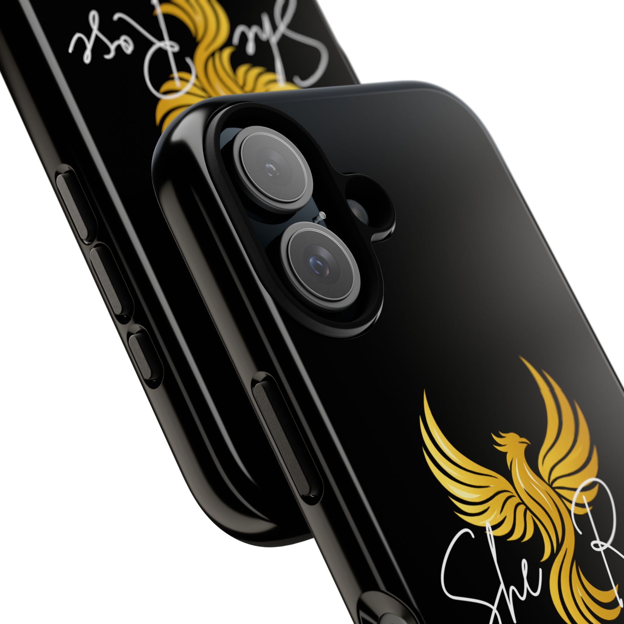She Rose Different™ Phone Case — Black