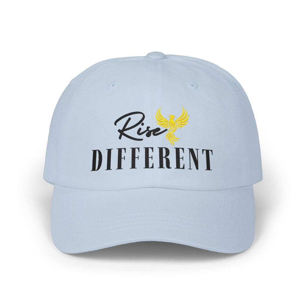 Rise Different™ Hat — Embroidered Motivational Baseball Cap