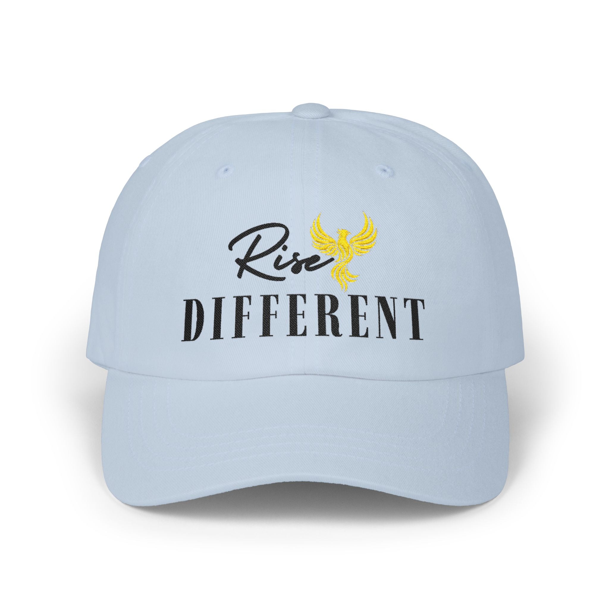 Rise Different™ Hat — Embroidered Motivational Baseball Cap