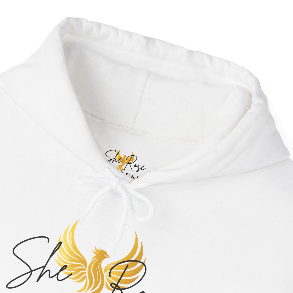 She Rose Different™ Hoodie — Women's Inspirational Sweatshirt