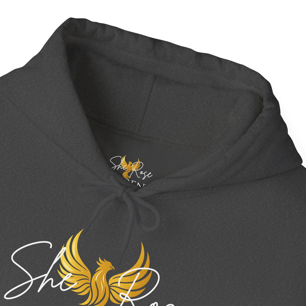 She Rose Different™ Hoodie — Women's Inspirational Sweatshirt