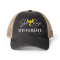 She Rose Different™ Women's Washed Mesh-Back Cap