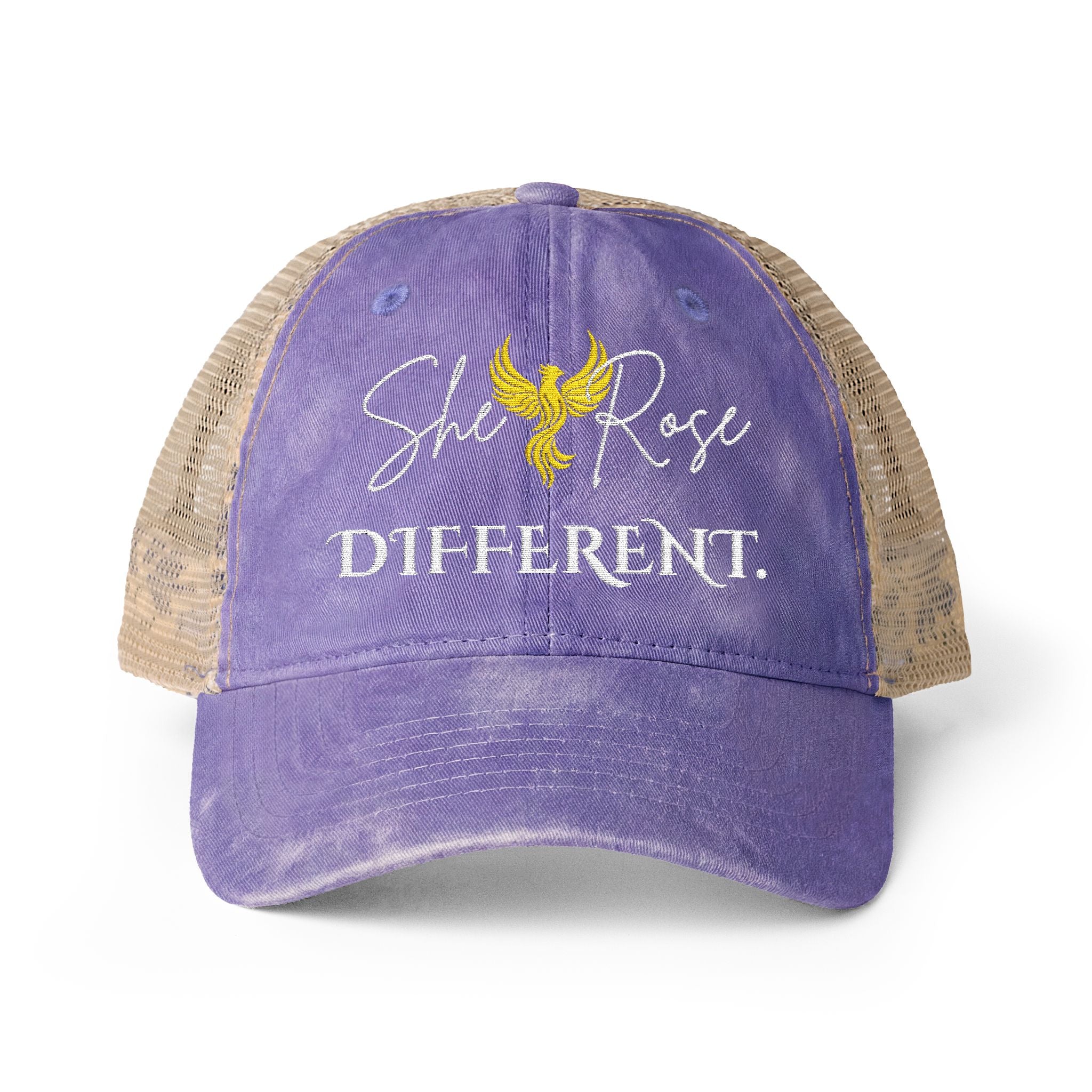She Rose Different™ Women's Washed Mesh-Back Cap