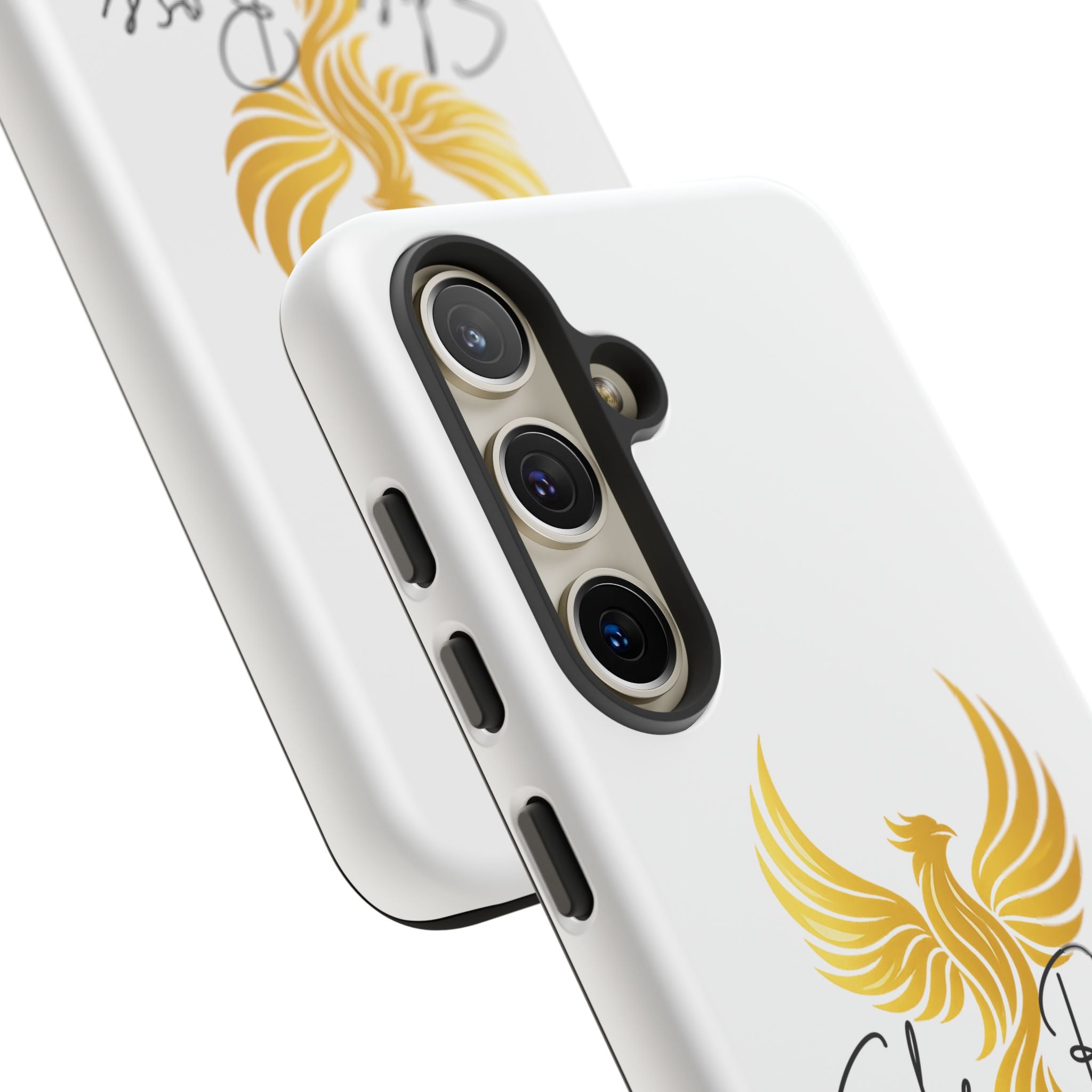 She Rose Different™ Phone Case —  Inspirational Gold Phoenix Design