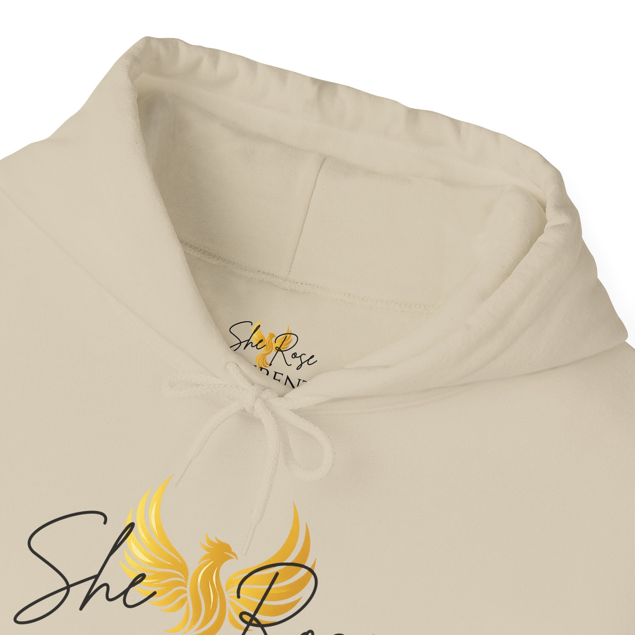 She Rose Different™ Hoodie — Women's Inspirational Sweatshirt