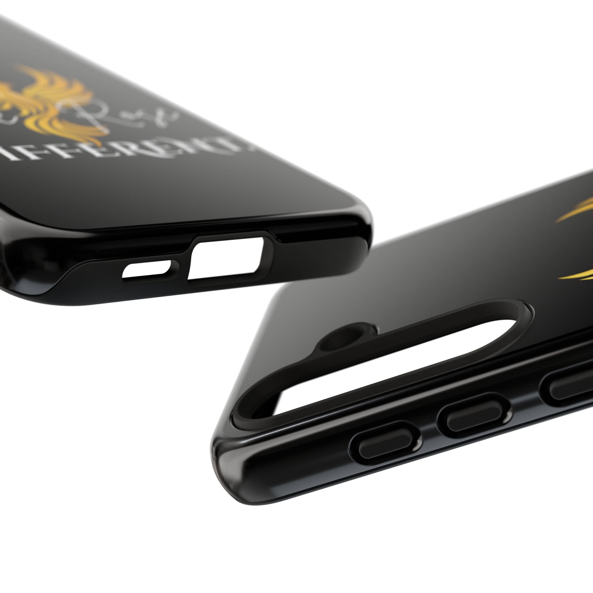 She Rose Different™ Phone Case — Black