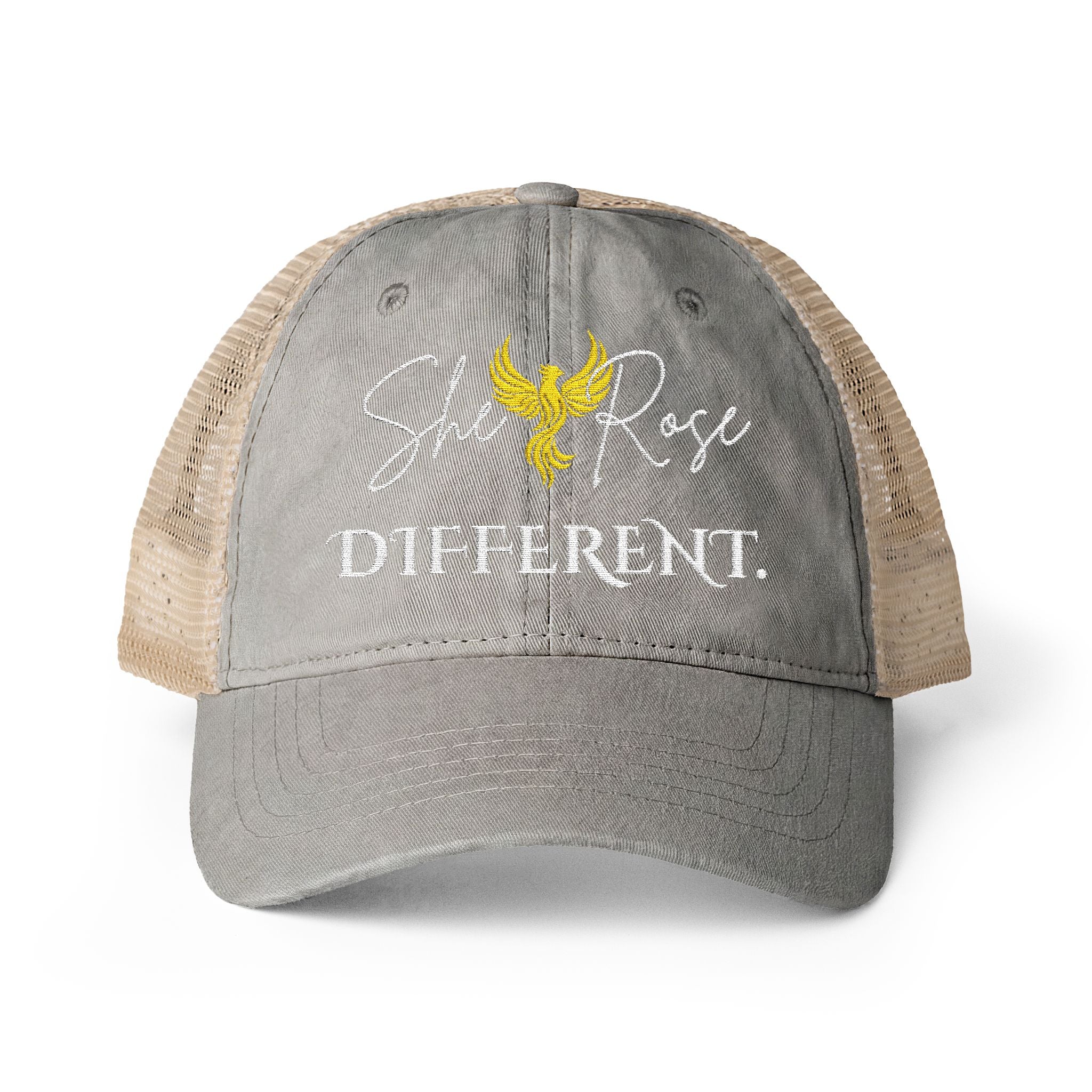 She Rose Different™ Women's Washed Mesh-Back Cap