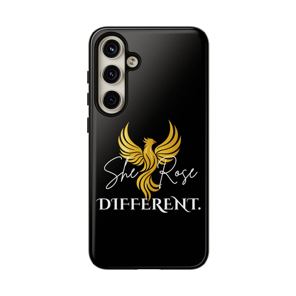 She Rose Different™ Phone Case — Black