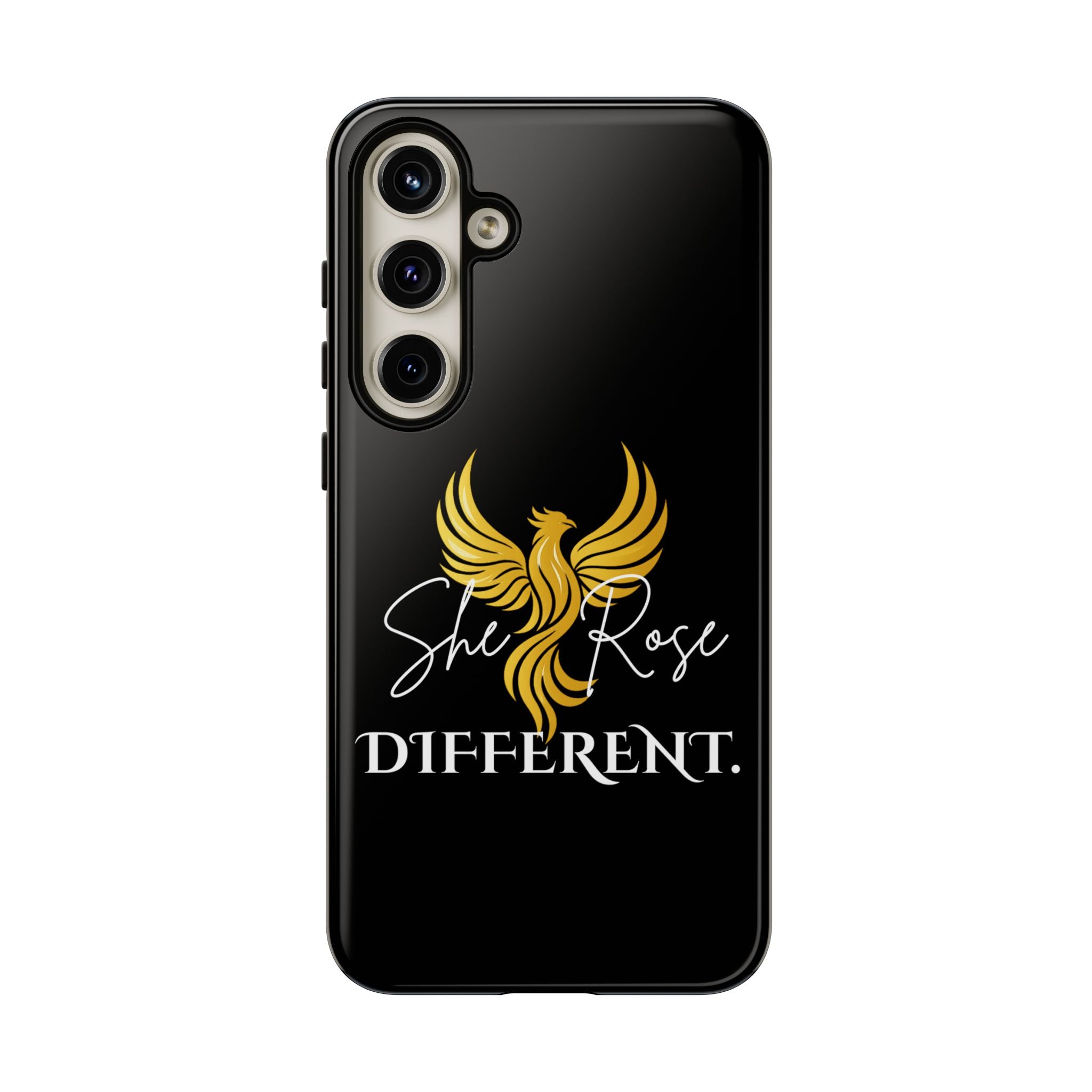 She Rose Different™ Phone Case — Black