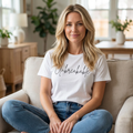 Unbreakable Script Tee – Inspirational Motivation