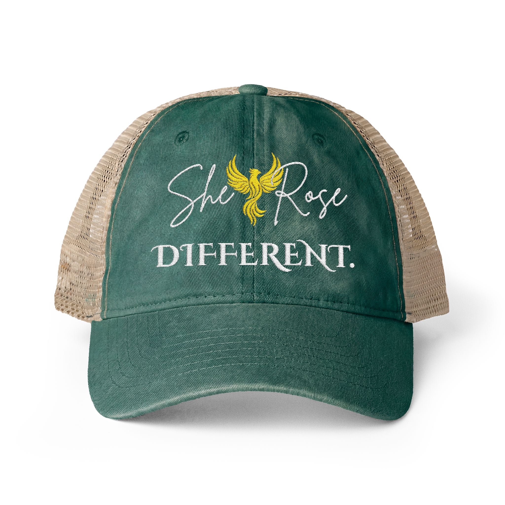 She Rose Different™ Women's Washed Mesh-Back Cap