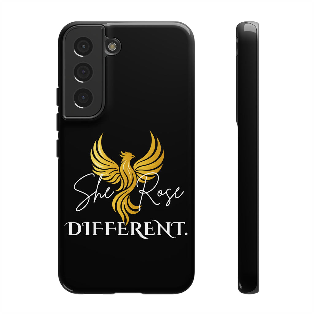 She Rose Different™ Phone Case — Black