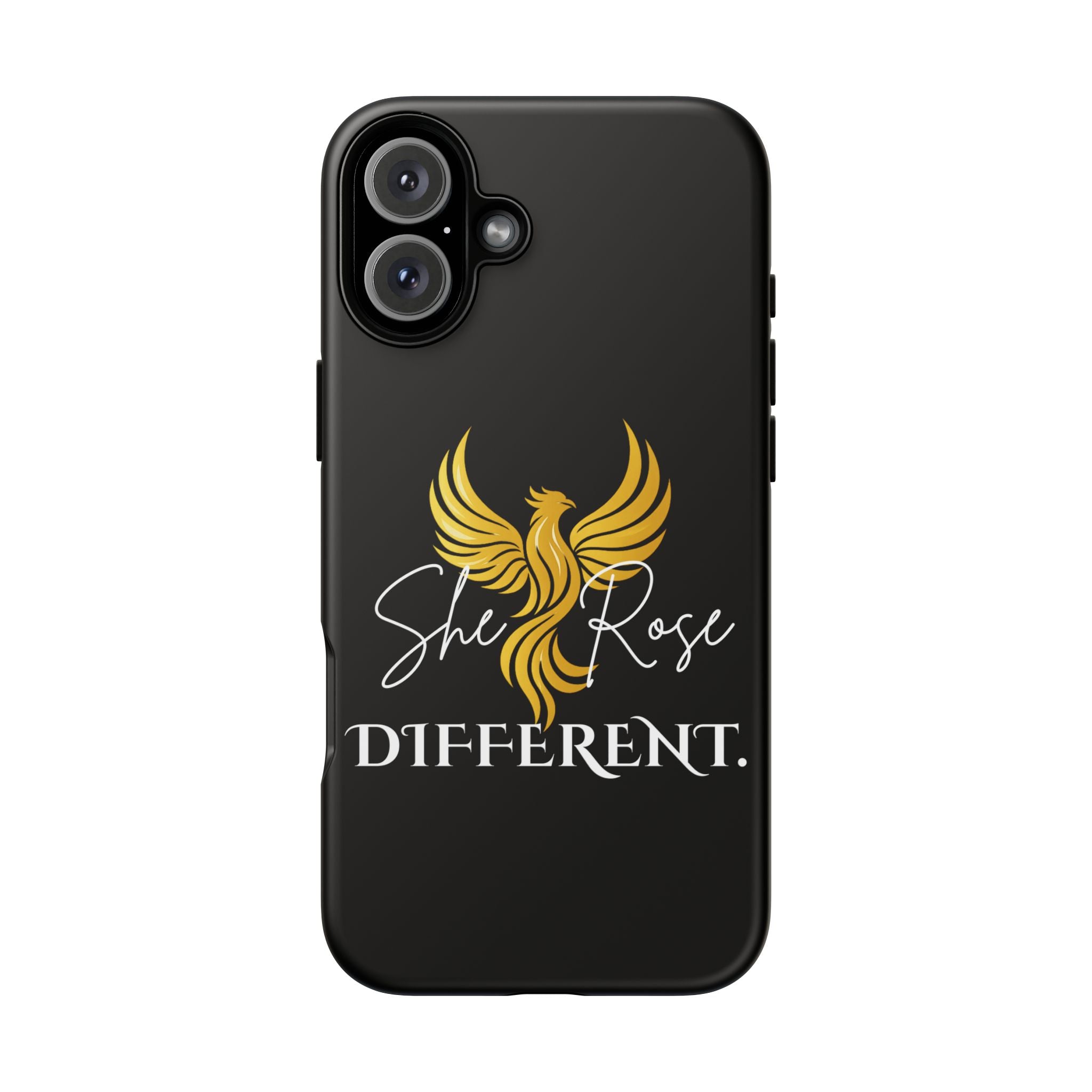 She Rose Different™ Phone Case — Black