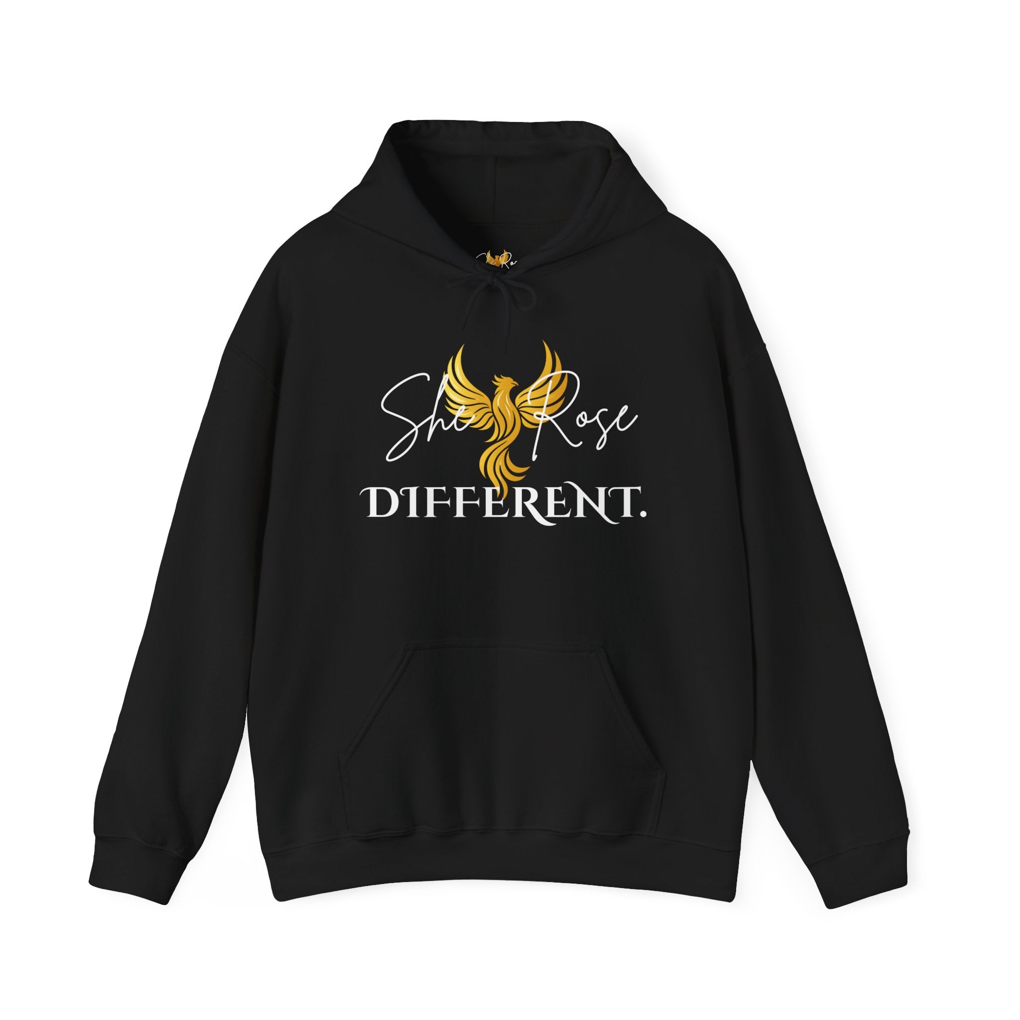 She Rose Different™ Hoodie — Women's Inspirational Sweatshirt