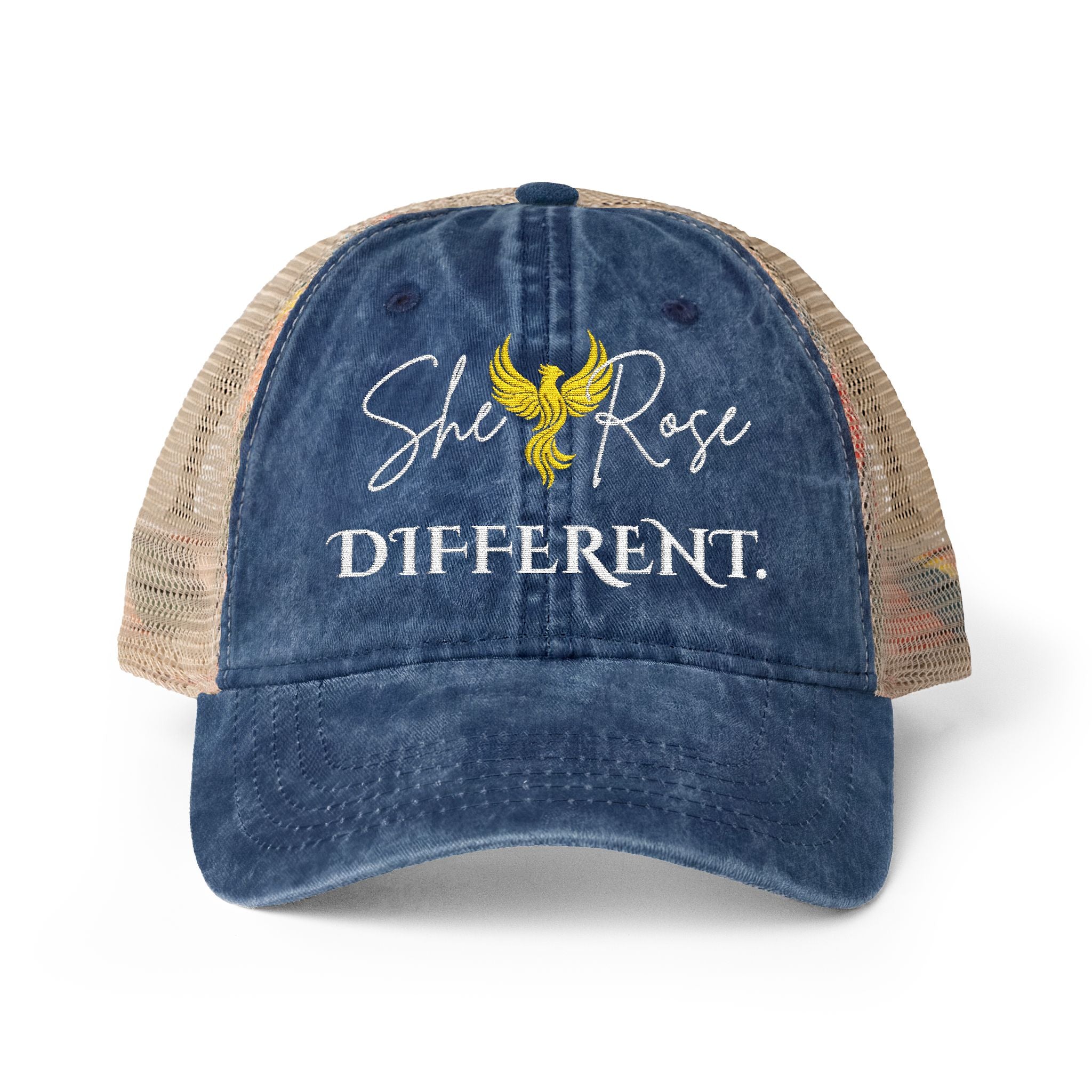 She Rose Different™ Women's Washed Mesh-Back Cap
