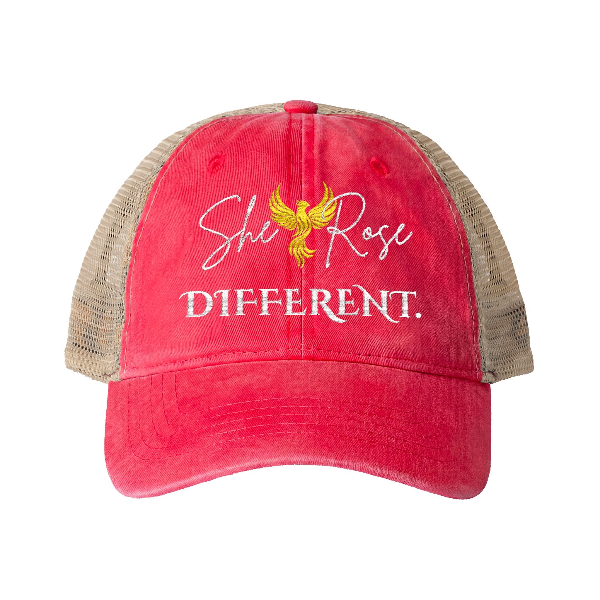 She Rose Different™ Women's Washed Mesh-Back Cap