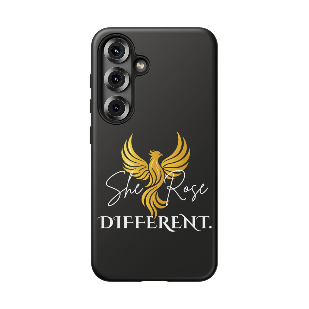 She Rose Different™ Phone Case — Black