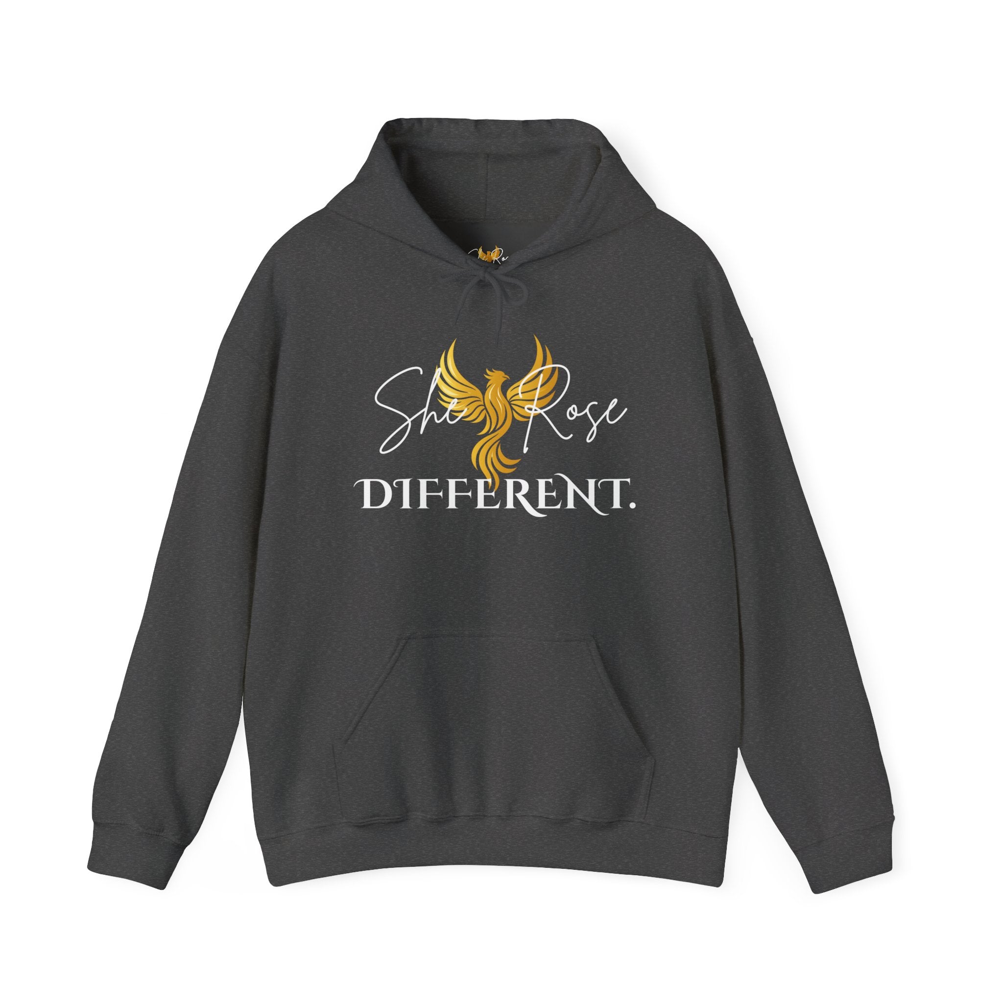 She Rose Different™ Hoodie — Women's Inspirational Sweatshirt