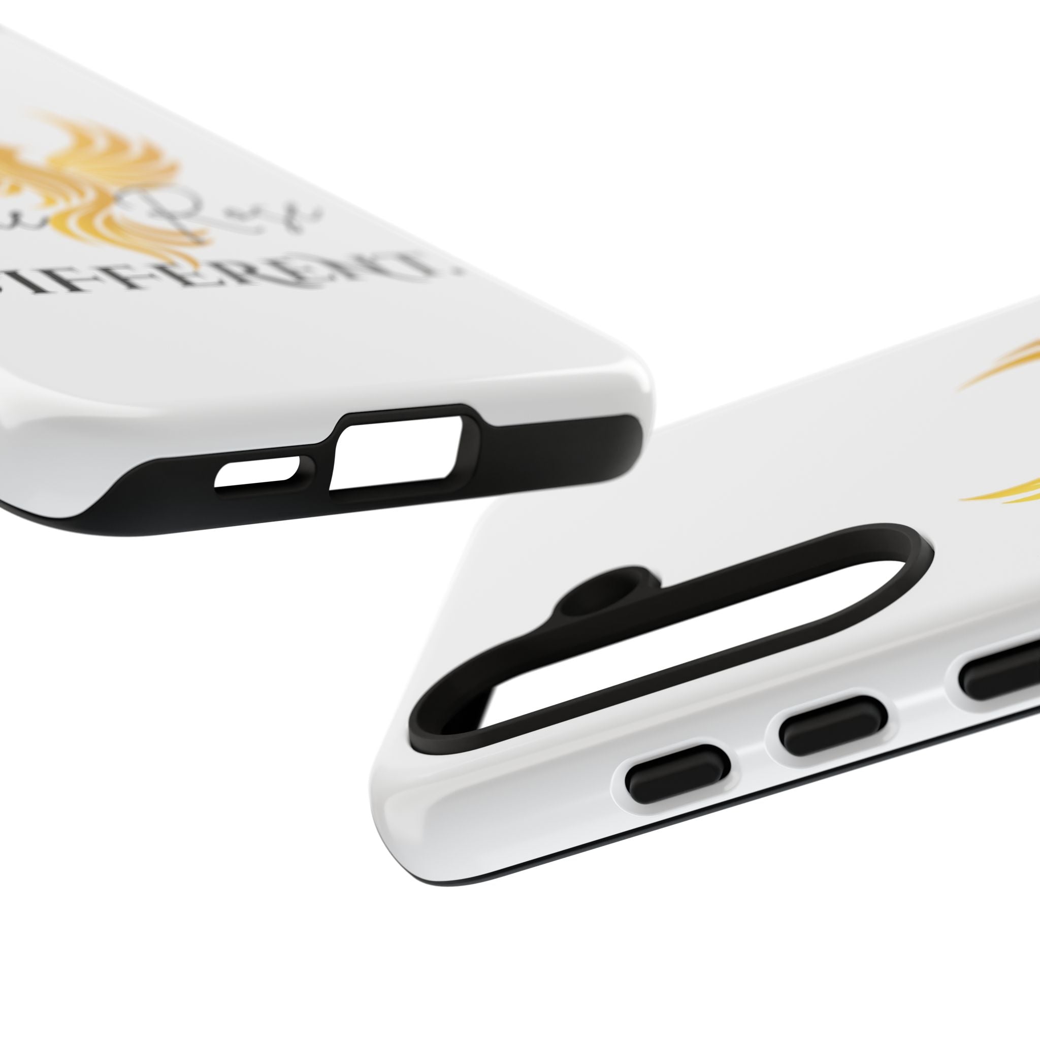 She Rose Different™ Phone Case —  Inspirational Gold Phoenix Design