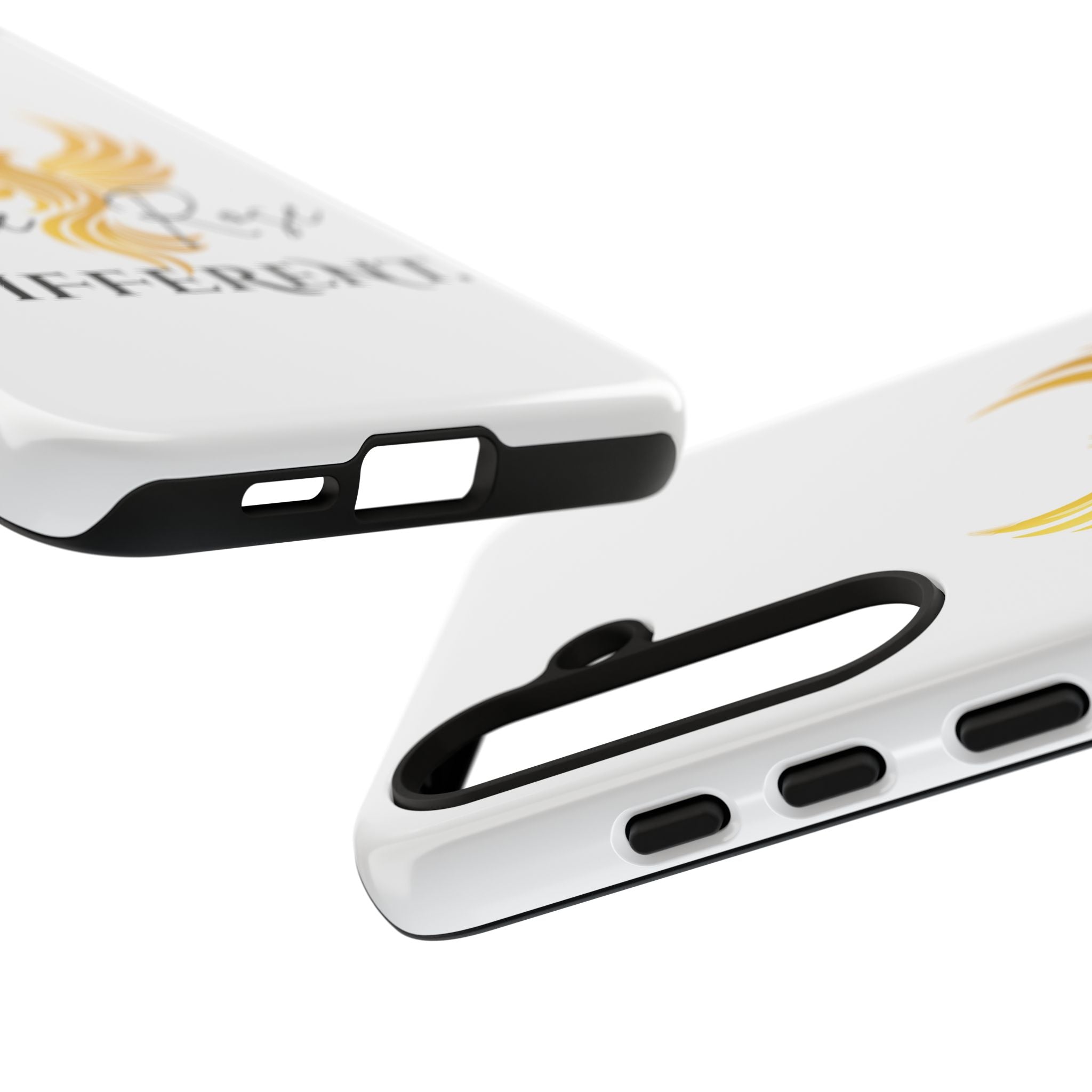 She Rose Different™ Phone Case —  Inspirational Gold Phoenix Design