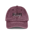 Still Rising™ Distressed Embroidered Hat For Women — Red, Charcoal or Maroon