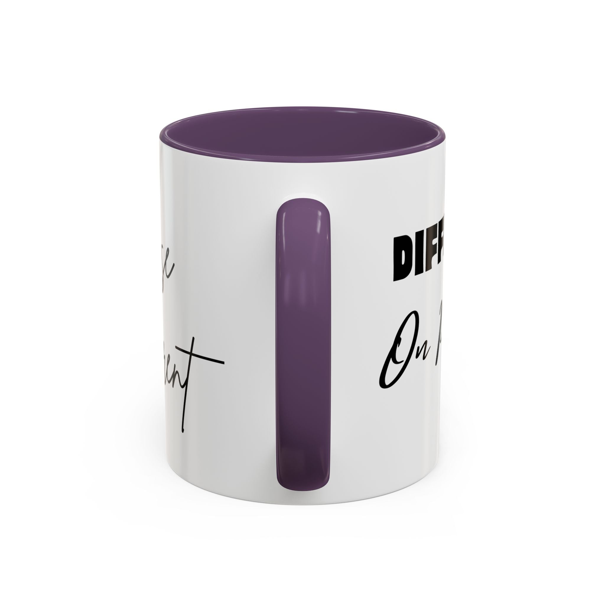 Rise Different™ Accent Coffee Mug — Inspirational Phoenix Coffee Cup (11 oz)