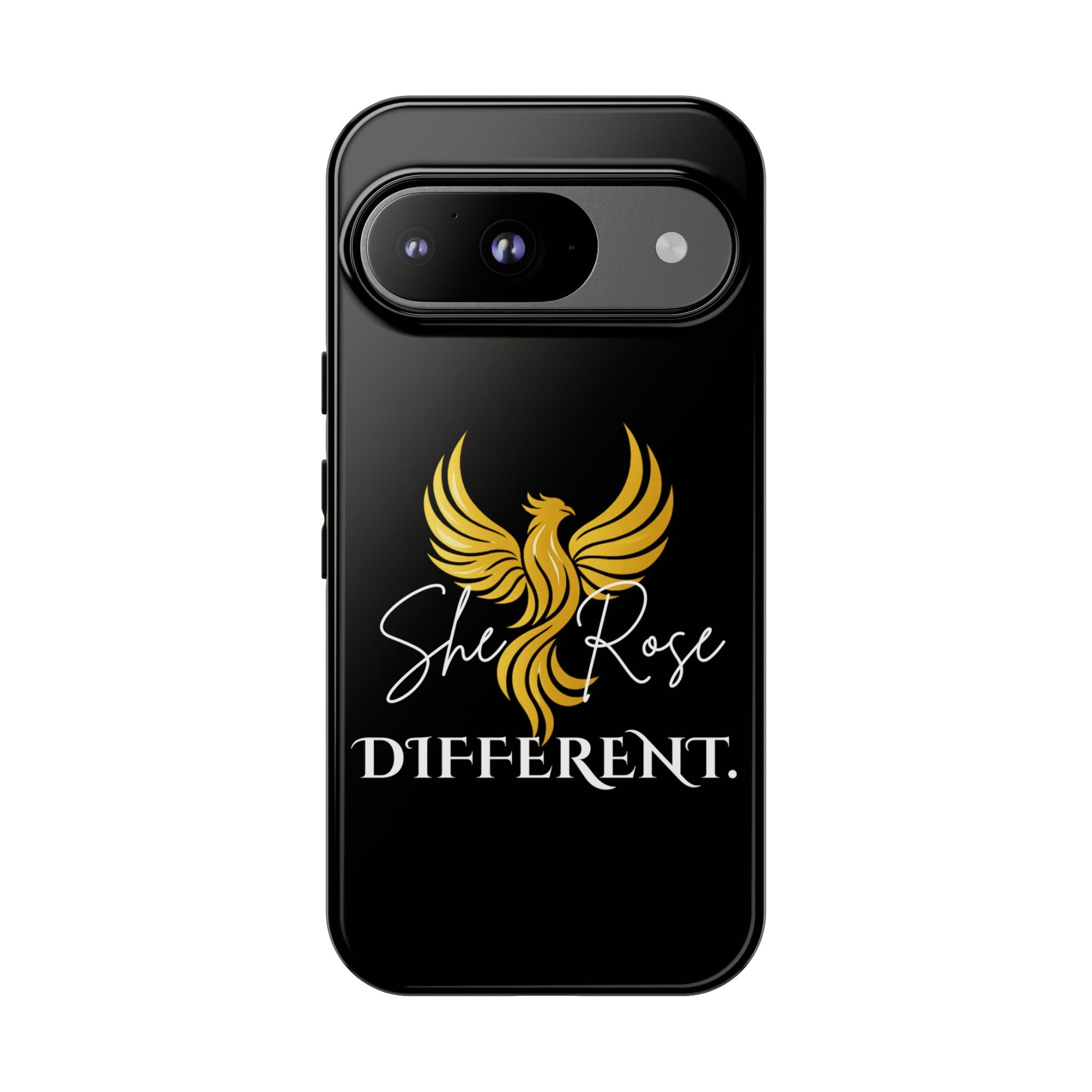 She Rose Different™ Phone Case — Black