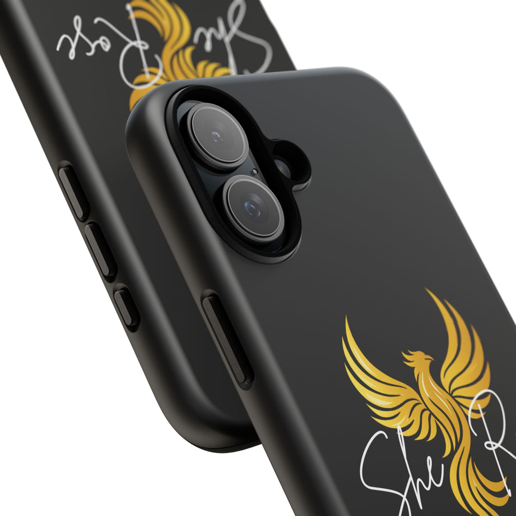 She Rose Different™ Phone Case — Black