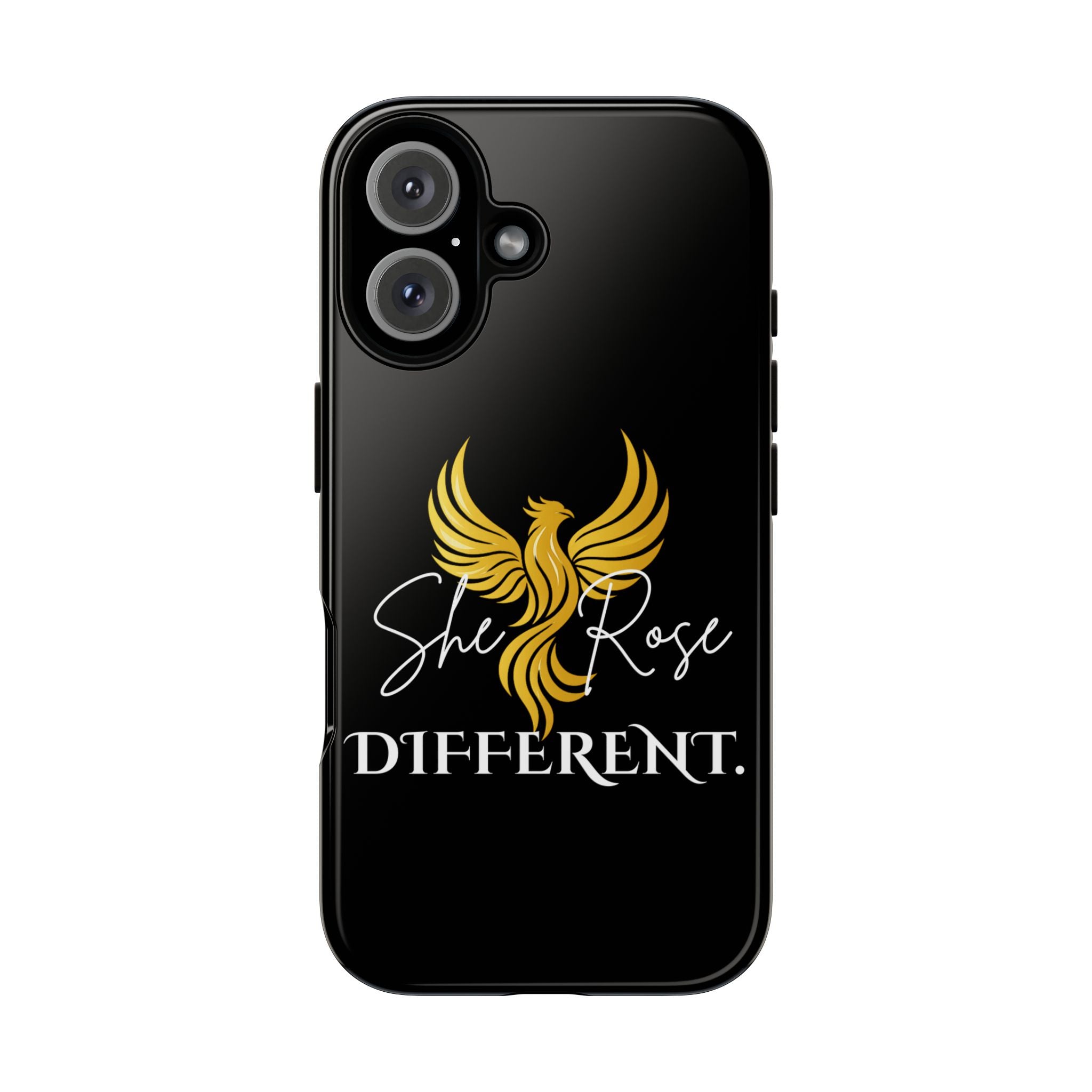 She Rose Different™ Phone Case — Black