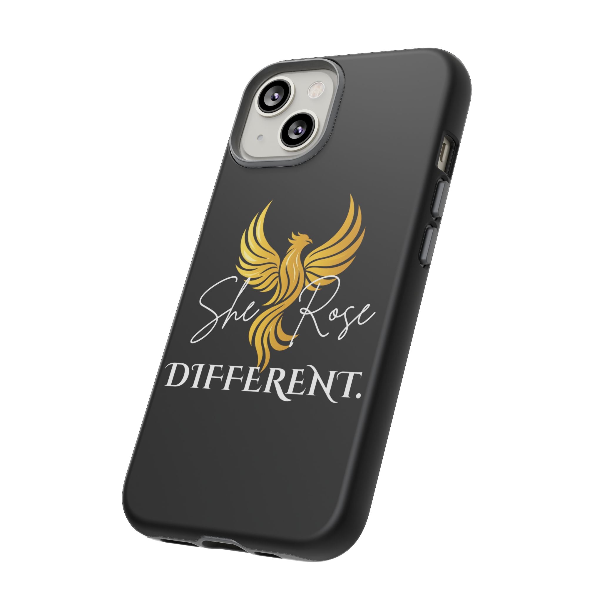 She Rose Different™ Phone Case — Black