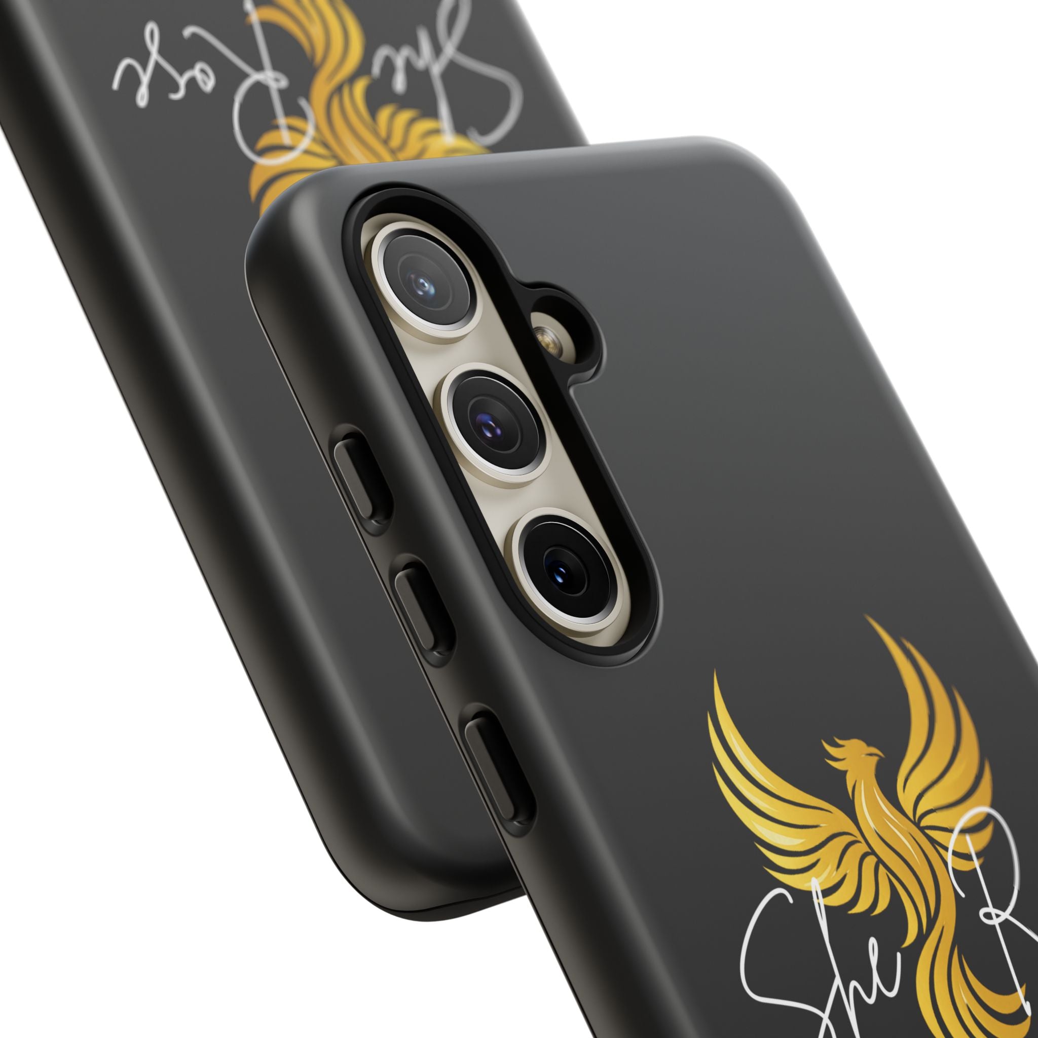 She Rose Different™ Phone Case — Black