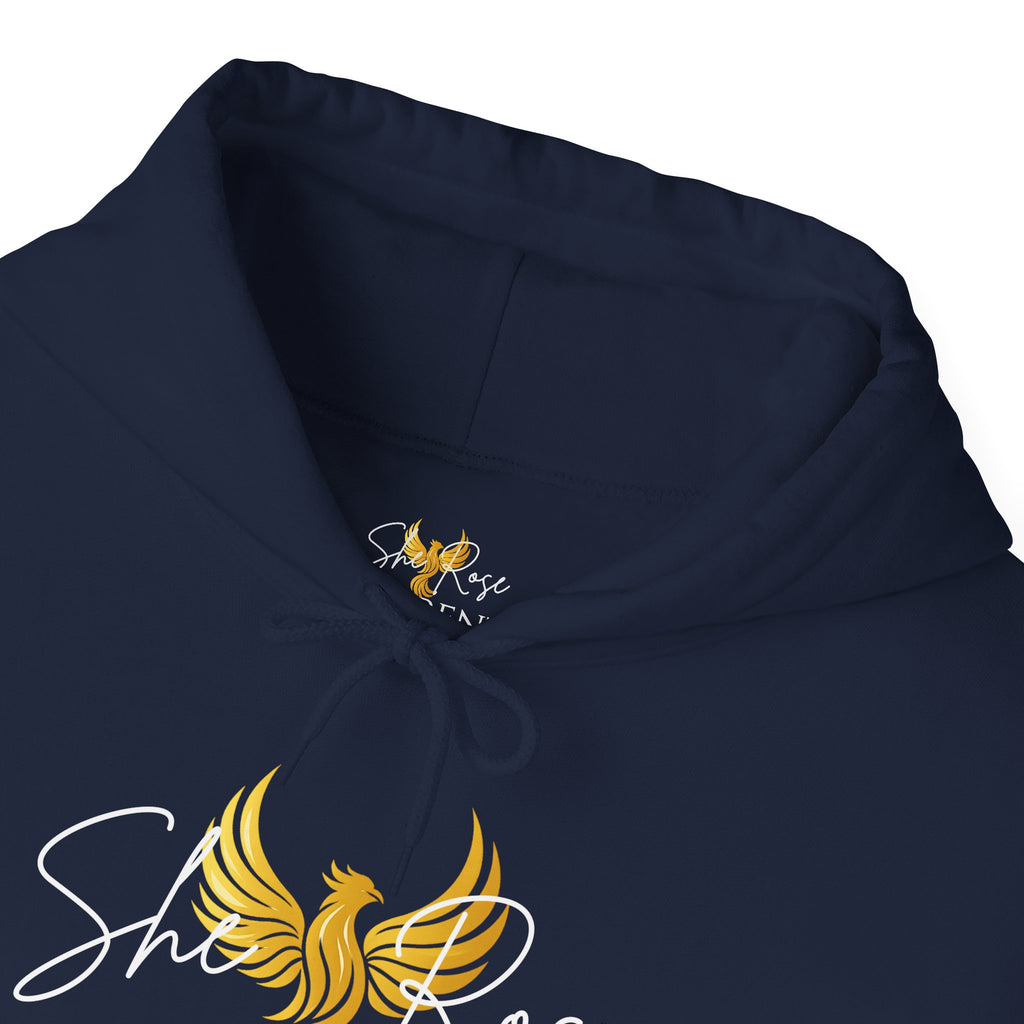 She Rose Different™ Hoodie — Women's Inspirational Sweatshirt