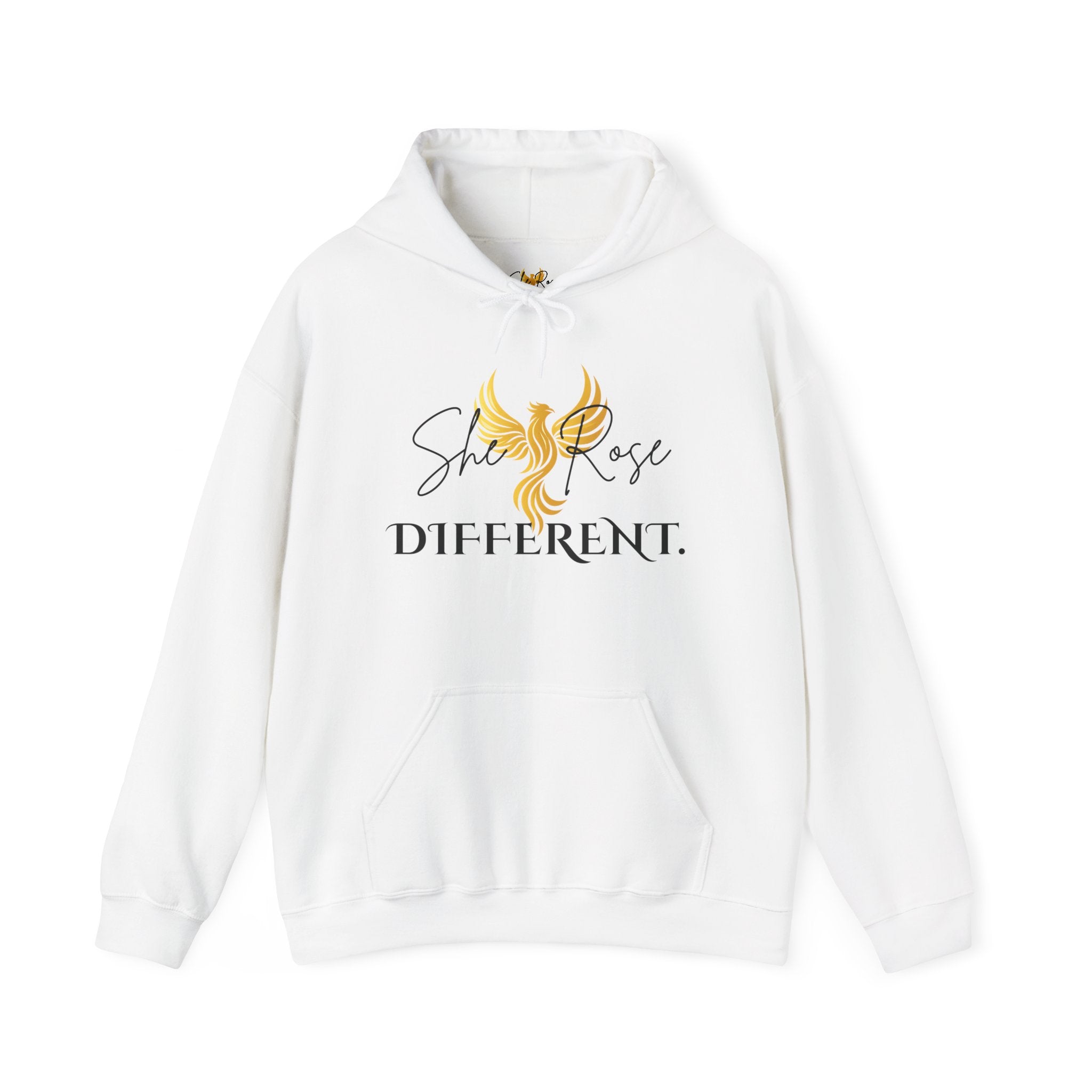She Rose Different™ Hoodie — Women's Inspirational Sweatshirt